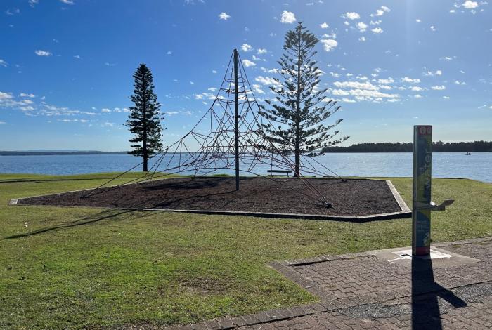 Photo of the current playspace at Picnic Point, The Entrance